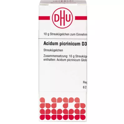 ACIDUM PICRINICUM D 30 bumbiņas, 10 g