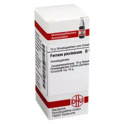 FERRUM PICRINICUM D 12 bumbiņas, 10 g