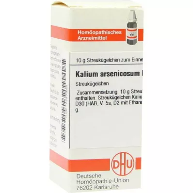 DHU Kālija arsenicosum D 30 lodītes, 10 g