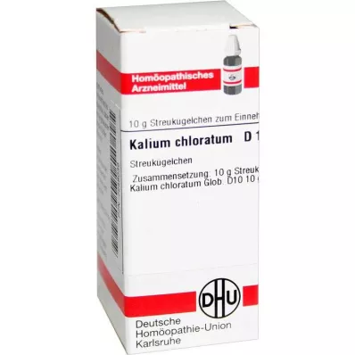 DHU Kālija hlorāts D 10 lodītes, 10 g DHU Kālija hlorāts D 10 lodītes, 10 g