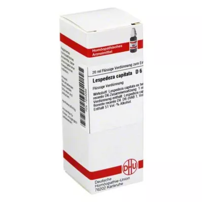 LESPEDEZA CAPITATA D 6 atšķaidījums, 20 ml LESPEDEZA CAPITATA D 6 atšķaidījums, 20 ml