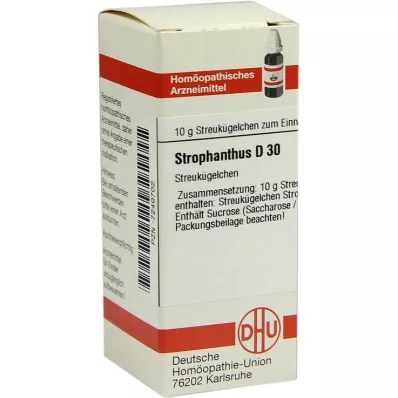 STROPHANTHUS D 30 bumbiņas, 10 g STROPHANTHUS D 30 bumbiņas, 10 g
