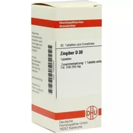 ZINGIBER D 30 tabletes, 80 kapsulas