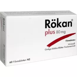 RÖKAN Plus 80 mg apvalkotās tabletes, 60 gab