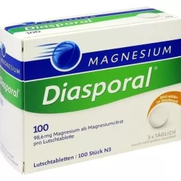 MAGNESIUM DIASPORAL 100 pastilas, 100 gab