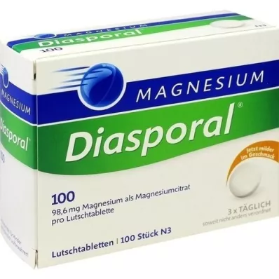 MAGNESIUM DIASPORAL 100 pastilas, 100 gab