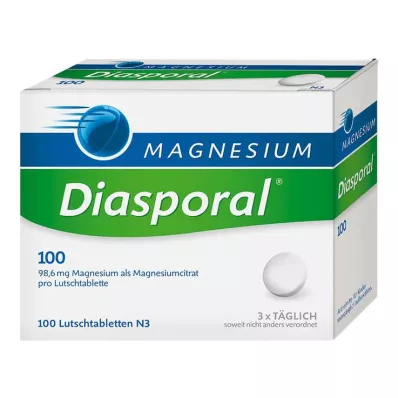 Magnesium Diasporal 100 pastilas, 100 gab Magnesium Diasporal 100 pastilas, 100 gab