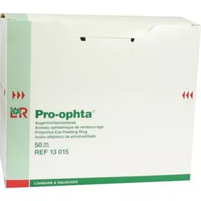 PRO-OPHTA Nesterilas perforētas kompreses, 50 gab