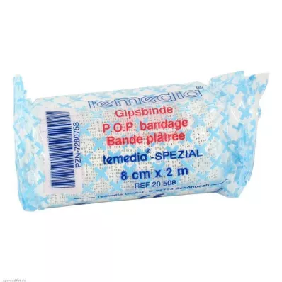 GIPSBINDE Temedia special 8 cmx2 m, 1 gab GIPSBINDE Temedia special 8 cmx2 m, 1 gab
