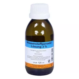 WASSERSTOFFPEROXID 3% Ph.Eur. šķīdums, 125 ml