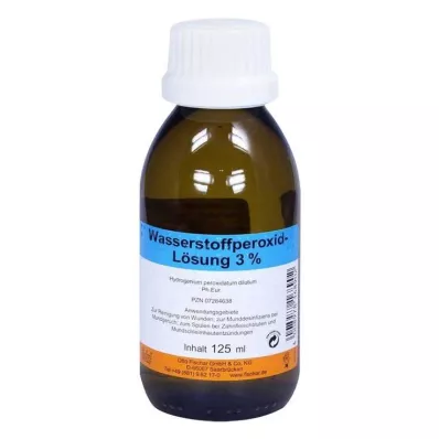 WASSERSTOFFPEROXID 3% Ph.Eur. šķīdums, 125 ml