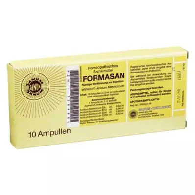 Formasan injekciju ampulas, 10X2 ml Formasan injekciju ampulas, 10X2 ml
