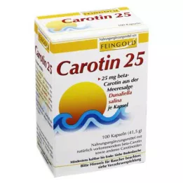 CAROTIN 25 Feingold kapsulas, 100 gab