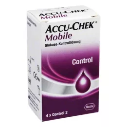 ACCU-CHEK Mobilais kontroles šķīdums 4 vienreizlietojamie aplikatori, 1X4 gab
