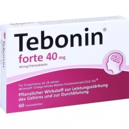 TEBONIN forte 40 mg apvalkotās tabletes, 60 gab
