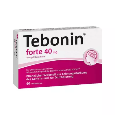 Tebonin® forte 40 mg apvalkotās tabletes, 60 tabletes Tebonin® forte 40 mg apvalkotās tabletes, 60 tabletes