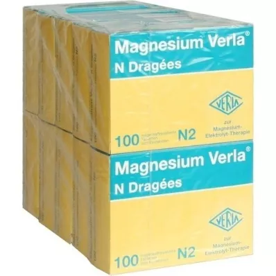 MAGNESIUM VERLA N Apvalkotās tabletes, 10X100 gab