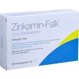 ZINKAMIN Falk 15 mg cietās kapsulas, 100 gab