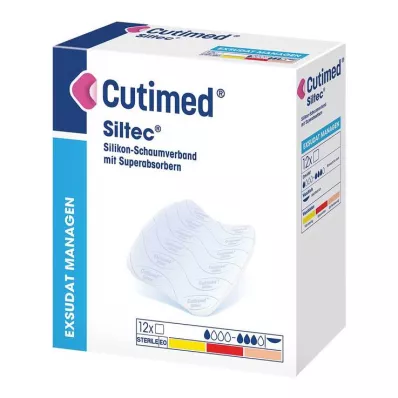 CUTIMED Siltec putu pārsējs 5x6 cm, neadhezīvs, 12 gab