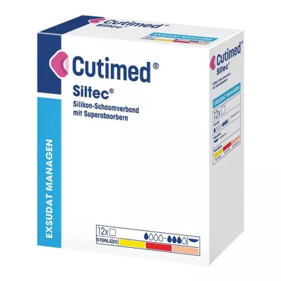 CUTIMED Siltec putu pārsējs 10x20 cm, neadhezīvs, 12 gab