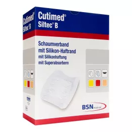 CUTIMED Siltec B putu pārsējs 17,5x17,5 cm ar līmi, 6 gab