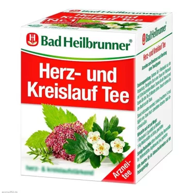 Bad Heilbrunner Tea Heart Circulation N filtra maisiņi, 8X1,5 g