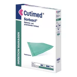 CUTIMED Sorbact absorbējošās kompreses 7x9 cm, 6 gab