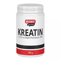 KREATIN MONOHYDRAT 100% Megamax pulveris, 500 g