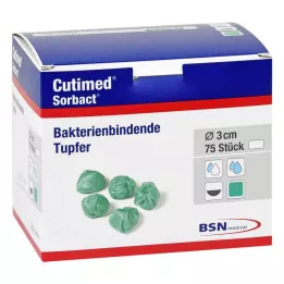 CUTIMED Sorbact tampons valrieksta izmēra, 75 gab