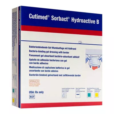 Cutimed Sorbact Hydroactive B Gel-V.14x14 cm lipīgs, 12 gab
