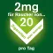 nicorette košļājamā gumija whitemint, 2 mg nikotīna, 30 gab