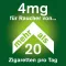 nicorette košļājamā gumija whitemint, 4 mg nikotīna, 105 gab