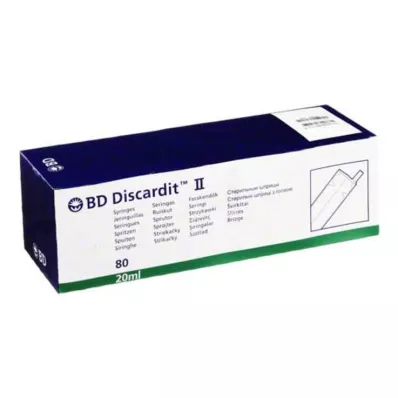 BD DISCARDIT II Šļirce 20 ml, 80X20 ml BD DISCARDIT II Šļirce 20 ml, 80X20 ml