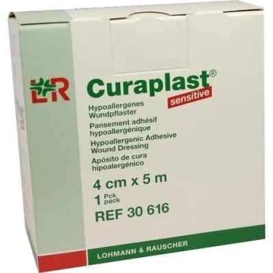 CURAPLAST Rētas pārsējs jutīgs 4 cmx5 m, 1 gab