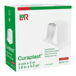 CURAPLAST Rētas pārsējs jutīgs 4 cmx5 m, 1 gab
