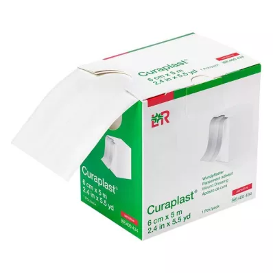 Curaplast ātri brūču pārsējs jutīgs 5mx6cm, 1 gab