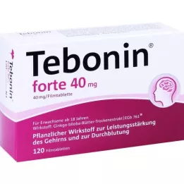 TEBONIN forte 40 mg apvalkotās tabletes, 120 gab
