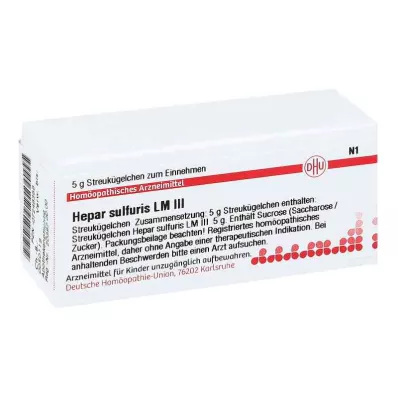 Lm Hepar Sulfuris III globuli (5 g) Lm Hepar Sulfuris III globuli (5 g)