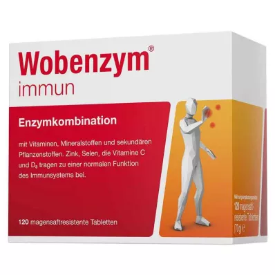 Wobenzym imunitātes tabletes, 120 gab Wobenzym imunitātes tabletes, 120 gab