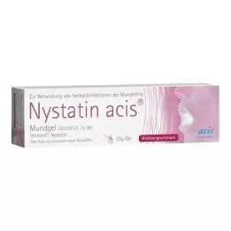 NYSTATIN acis mutes želeja, 25 g