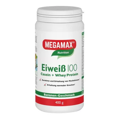 EIWEISS 100 Banānu Megamax pulveris, 400 g EIWEISS 100 Banānu Megamax pulveris, 400 g
