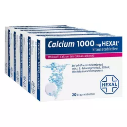 CALCIUM 1000 HEXAL Efektīvās tabletes, 100 gab