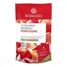 DERMASEL Nāves jūras vannas sāļi+Rose SPA, 1 P