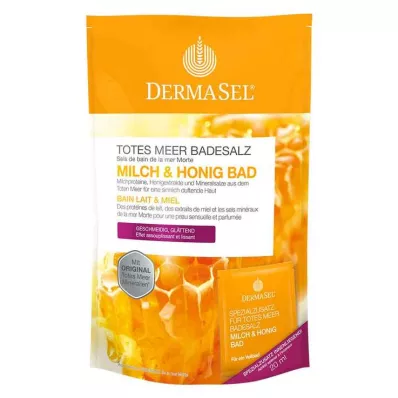 DERMASEL Nāves jūras vannas sāls + piens&Medus SPA, 1 P DERMASEL Nāves jūras vannas sāls + piens&Medus SPA, 1 P