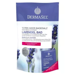 DERMASEL Nāves jūras vannas sāls+Lavender SPA, 1 P