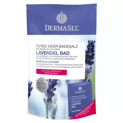 DERMASEL Nāves jūras vannas sāls+Lavender SPA, 1 P