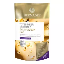 DERMASEL Nāves jūras vannas sāls+zelts EXCLUSIVE, 1 P