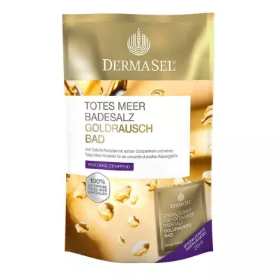 DERMASEL Nāves jūras vannas sāls+zelts EXCLUSIVE, 1 P