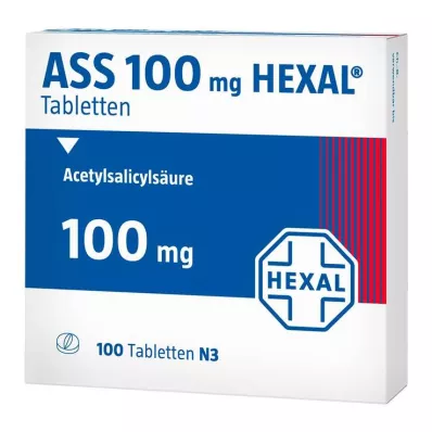 ASS 100 HEXAL Tabletes, 100 gab ASS 100 HEXAL Tabletes, 100 gab