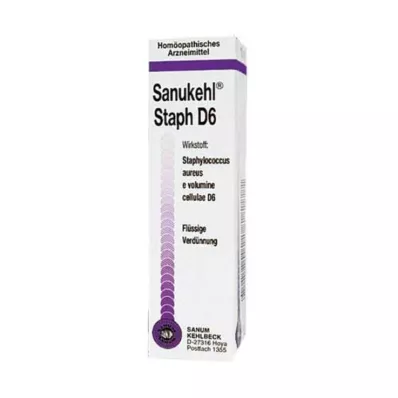 SANUKEHL Staph D 6 pilieni, 10 ml SANUKEHL Staph D 6 pilieni, 10 ml